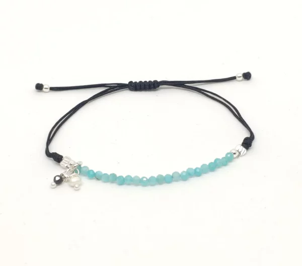 Pulsera Amazonita Hilo