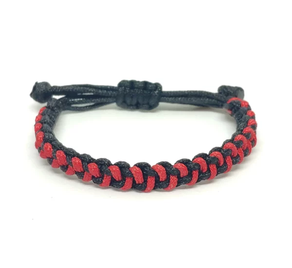 Pulsera Hombre Negra y Roja