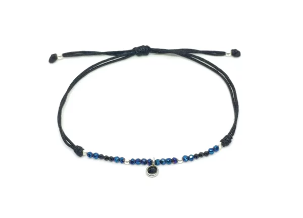 Pulsera Hematita Azul