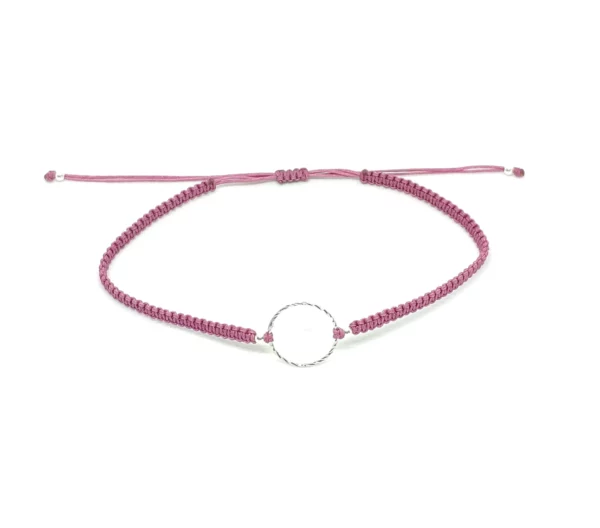 Pulsera Plata Diamantada