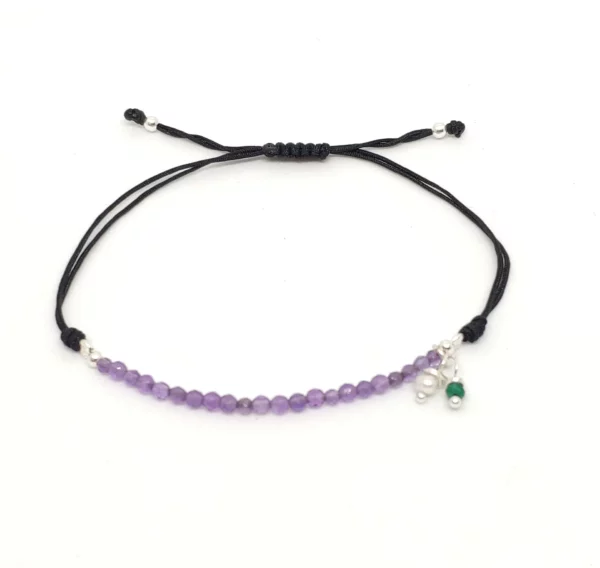 Pulsera Amatista Hilo