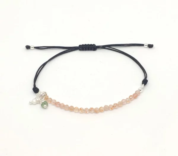 Pulsera Piedra Sol Hilo