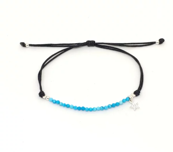 Pulsera Turquenita Estrella Circonita