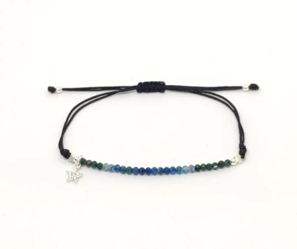 Pulsera Crisocola Hilo